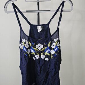 Akemi + Kin Anthropologie- Blouse. SIze M. Color: Navy Blue. NWT